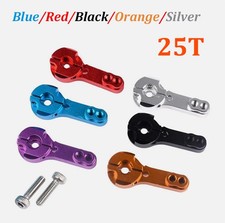 Alaun Metall Servohorn Arm 25T f&uuml;r Futaba Savox Xcore HL HSP HD Power Go Tech