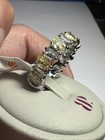 Bomb Party Ring Sz 6 "A Dazzling Glow" RG50753 Lemon And Diamond CZ/Rhodium — photo 3