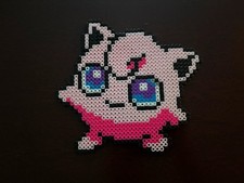 Pok mon Jigglypuff Perler Bead Handmade Pixel Art Custom Made Art Decor Gift New