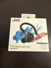 JVC Fitness Series HA-EC75T True Wireless Noise Cancelling Earbuds Black