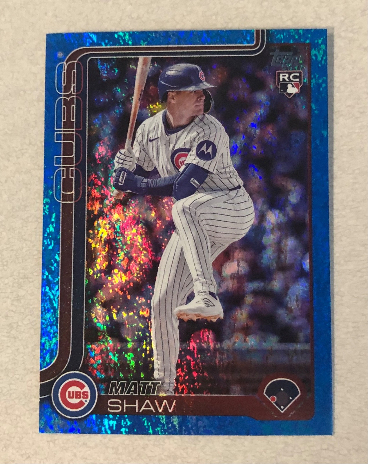 Matt Shaw 2025 Topps Update Blue Holo Foil #ed/150 #US200