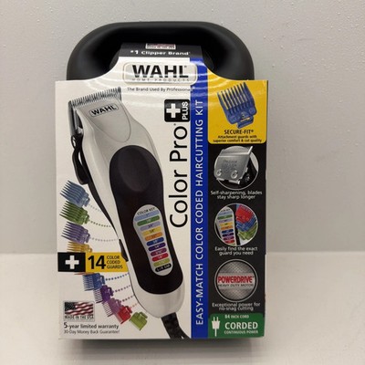Wahl Color Pro+ Plus/ Haircut Kit- Power-Drive /Corded -79752T-Bonus Buy!