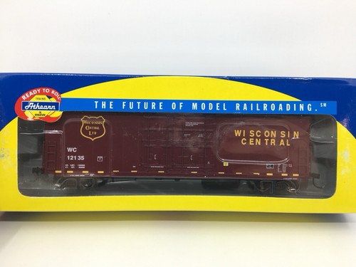 HO Athearn RTR 89178 Wisconsin Central 50’ PC&F Doble Enchufe Puerta Boxcar WC 12135 | Condition: Used