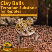 Legigo 2LBS Leca Balls Reptile Terrarium Substrate Clay Pebbles