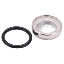 Motorcycle Brake Clutch Master Cylinder Reservoir Sight Glass Front Rear Par SU2