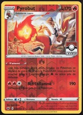 Carte Pokémon Pyrobut Stamp Ligue 034/202 Reverse Épée et Bouclier Français