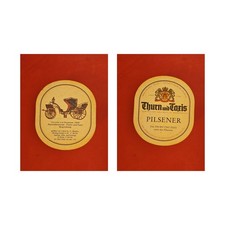 Thurn und Taxis Regensburg Victoria a la Daumont Brauerei Bierdeckel Beermat