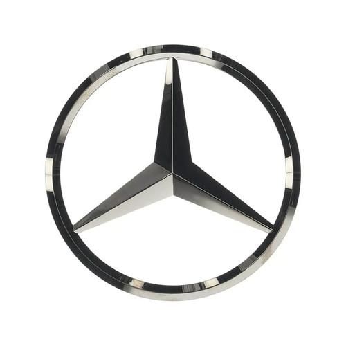 Juego de 3 insignias traseras emblema negro paquete nocturno Mercedes W206 S206 originales - Imagen 3 de 4
