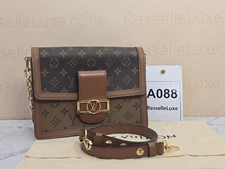 Pre-owned Authentic Louis Vuitton Dauphine Shoulder Bag 25cm Width