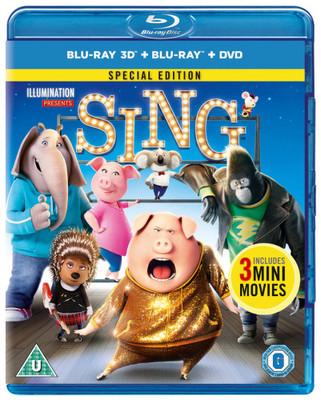 Sing [Blu-ray 3D] [2017] [Region B] [Blu-ray] - DVD - New