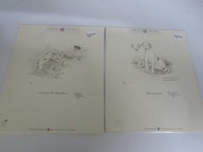 Refna Hamey 2 x Limited Edition Signed Foxhound Prints Unmounted NEW