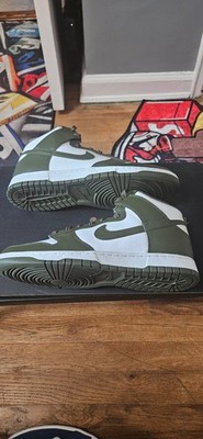 NIKE DUNK HIGH SZ 12.5 CARGO KHAKI OLIVE BRED ROYAL CHICAGO