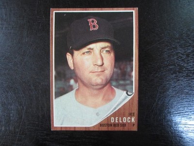 1962 Topps # 201 Ike Delock Card Boston Red Sox