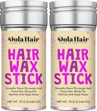  Free Duty Tax Dolahair Hair Wax Stick for Flyaways, Smoothing, and Slick B