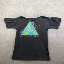 Vintage Pink Floyd Shirt Mens Small Black World Tour 88 Rock Band Graphic 1988