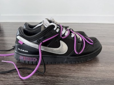 Off White Lot 50 Nike Dunk Low Size 10