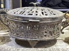 19c Sterling Silver Persian carrying sugar jar QAjJAR 1 pc rare Islamic VTG — photo 2