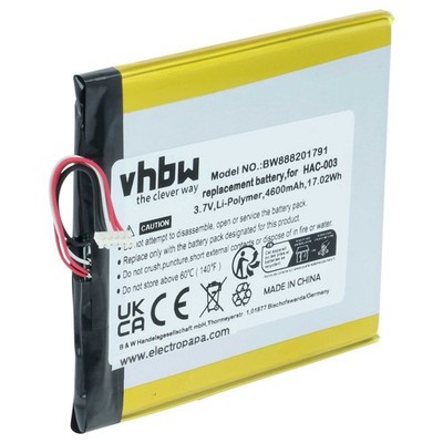 Akku für Nintendo Switch HAC-001 Switch (2017-2019) HAC-S-JP/EU-C0 4600mAh