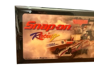 NIB VTG 2001 Dragster Racing Snap-On Tools Clock Lane 11.5