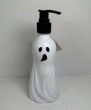 Spooky Halloween GHOST HAND SOAP DISPENSER Plastic Refillable Scented- Coconut