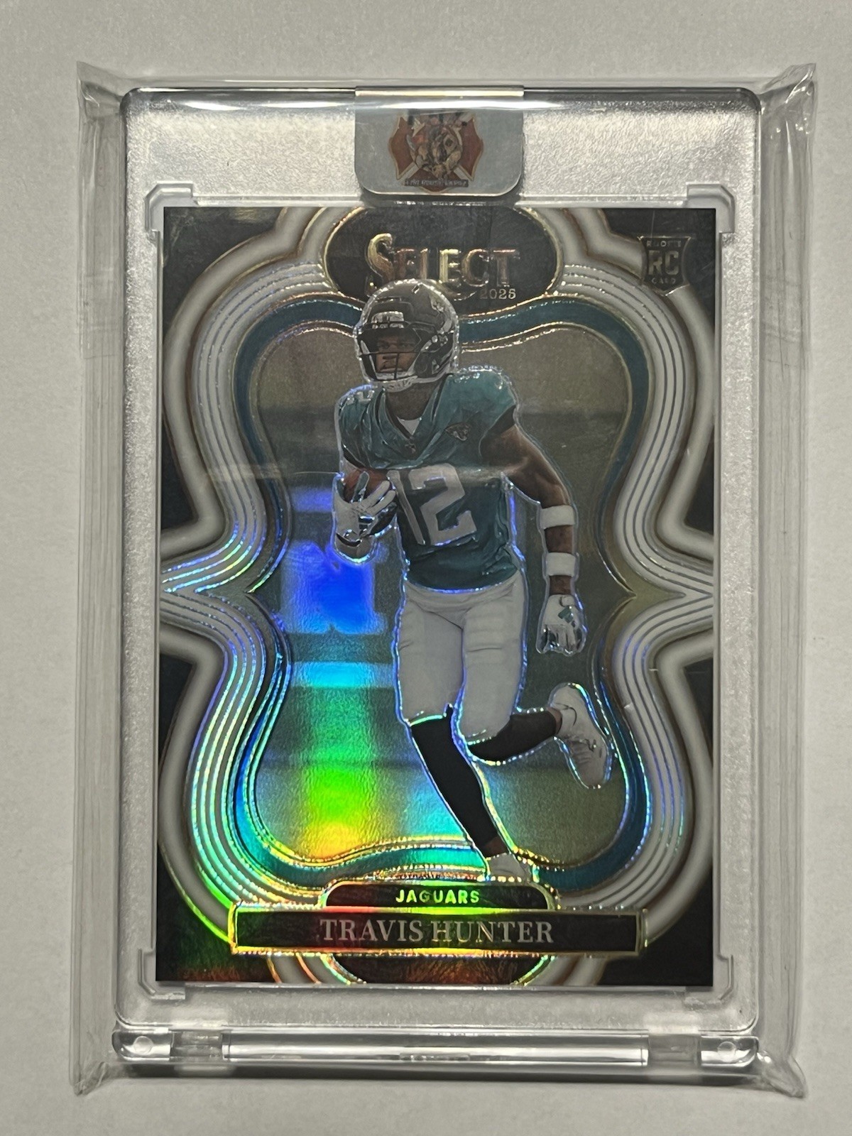 2025 Panini Select - Suite Level Travis Hunter #328 Silver Prizm (RC) White /35