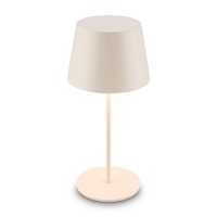 Led Tischlampe Akku Tischleuchte IP44 Touch Dimmbar Kabellos 20,5Cm Weiß