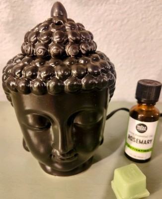 2 Pack Mindful Design Zen Buddha Head electric wax warmer