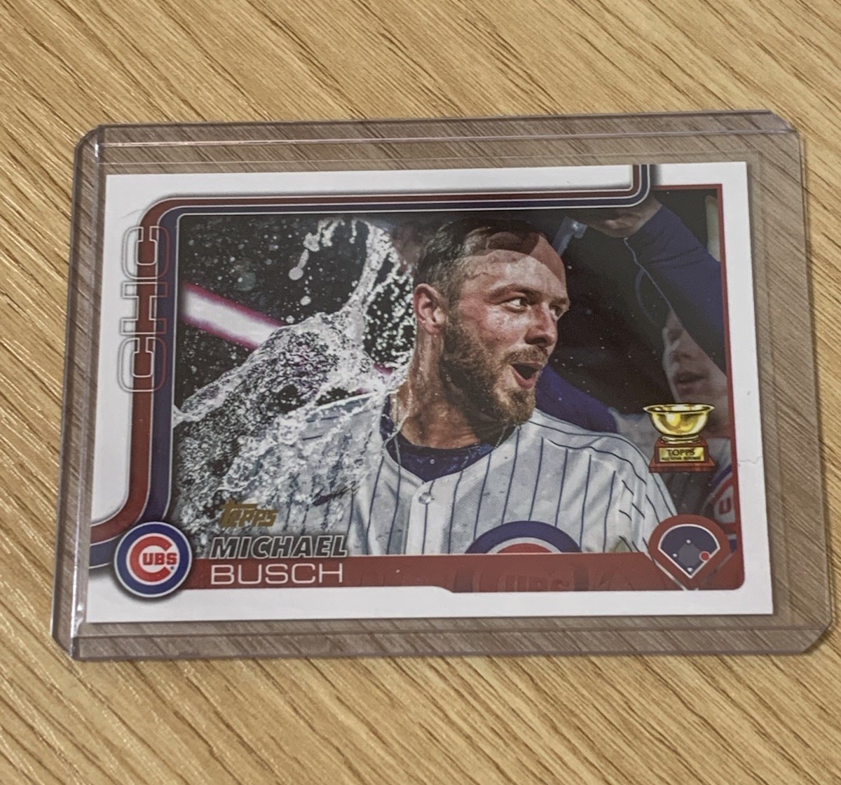 2025 TOPPS 263 MICHAEL BUSCH GOLDEN MIRROR 2025 VARIATION SSP