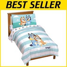 Bluey Bingo Toddler Bedding Set - Soft Microfiber