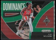 2022-23 Panini Prizm WNBA Dominance Green A'ja Wilson Las Vegas Aces #14