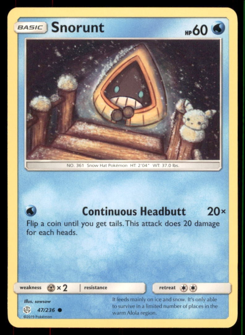 Pokemon TCG Snorunt 47/236 Regular 
