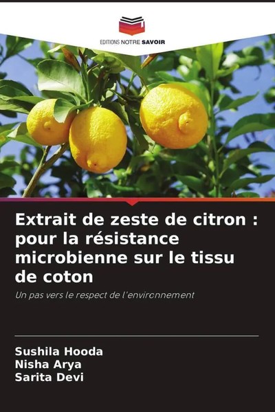 Sushila Hooda (U. A.) | Extrait De Zeste De Citron : Pour La RéSistance...-image