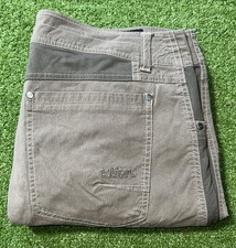 Kuhl Radikl Pants Mens 36x32 Hiking Performance Brown Stretch Breathable