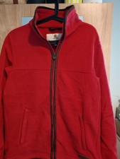Bernard Weatherill Mens Red Fleece Full Sleeve Size S 38 To 40 Chest