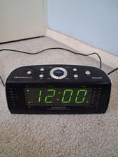 Roberts Chronoplus 2 FM MW Dual Alarm Instant Time Set Clock Radio TESTED