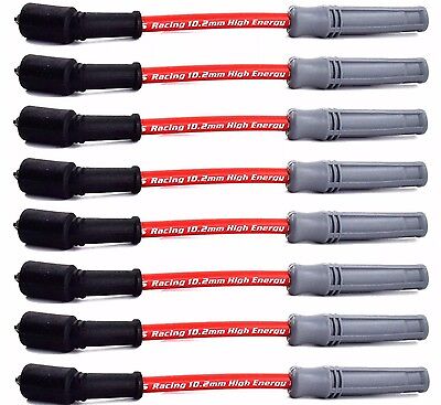 Hinson Red Truck/SUV Performance Spark Plug Wire Set for GM 4.8L 5.3L 6.0L 6.2L 
