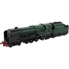 Locomotiva personalizzata MOC-37965 Emerald Night classe A3-A 1325 pezzi per età 10+