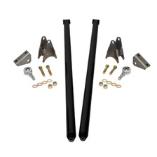 HSP 70" Universal Bolt On Traction Bars For Offset Leaf Spring 4" Axle Black