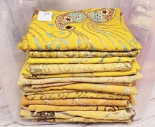 WHOLESALE LOT OF 20 INDIAN SINGLE COLOR DUPATTA VINTAGE EMBROIDERY SCARF HIJAB L