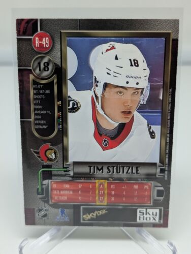 2020-21 SkyBox Metal Universe Tim Stutzle Rookie #R-49 Ottawa Senators - Bild 2 von 2