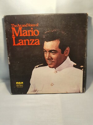 X3 Vinyl Record LPs - Mario Lanza - The Art And Voice of Mario Lanza - RCA 1978
