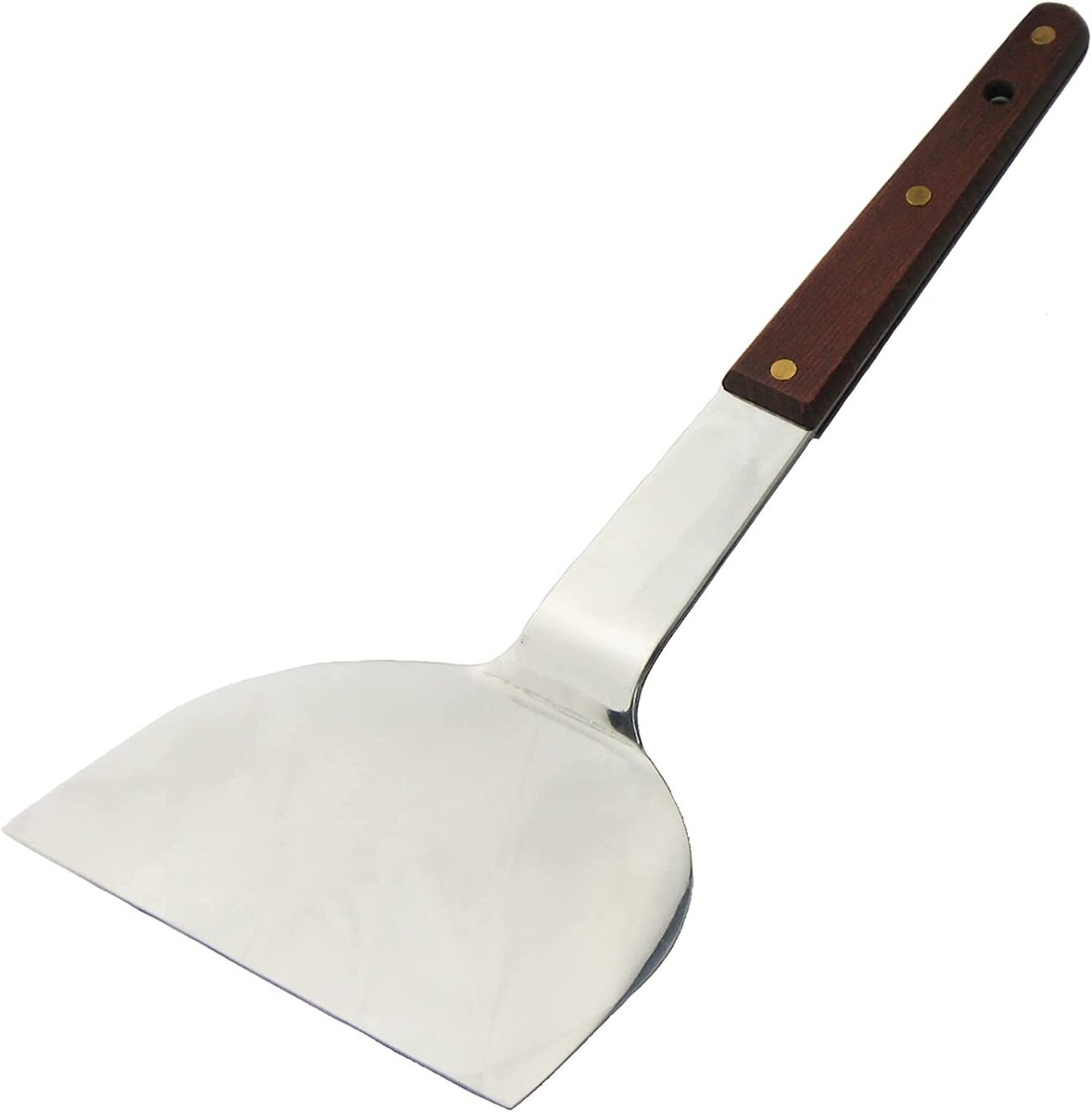 NAGAO Okonomiyaki Teppanyaki Spatula Hera Stainless Steel Wood