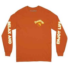 FREE & EASY NEON L/S T-Shirt - Orange - Medium - NWT