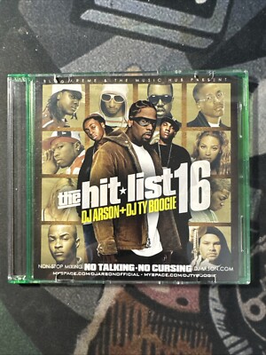 DJ Arson & DJ Ty Boogie THE HIT LIST 16 MIXTAPE CD Khaled LIL WAYNE Jeezy RARE