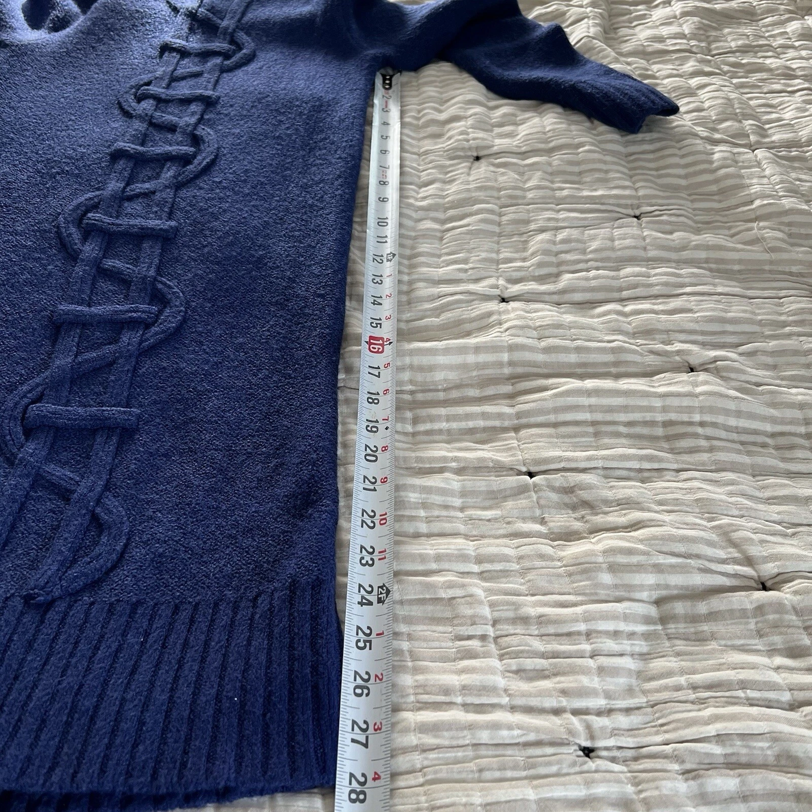 Abito maglione Love Moschino taglia S scollo cappuccio sopra ginocchio silenzioso lusso spesso accogliente