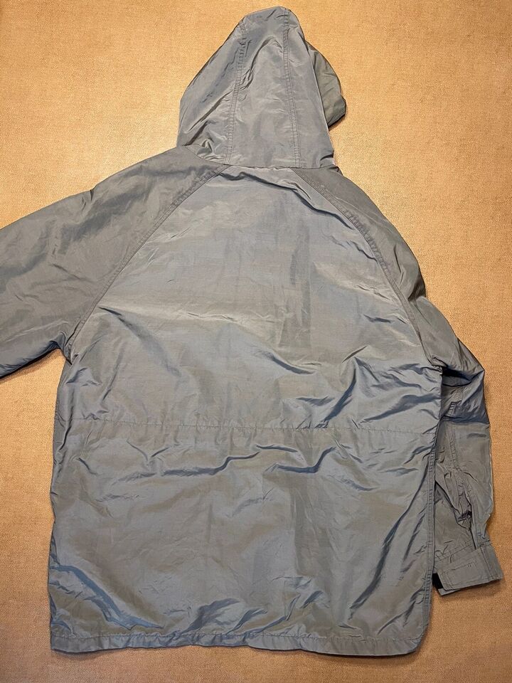 Vintage Men's Woolrich Wool Blanket Lined Jacket Coat Hood Olive Green