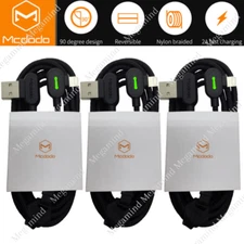 3 Pack Mcdodo 90 Degree Elbow USB Cable Charger Cord For iPhone 11 12 13 14 Pro