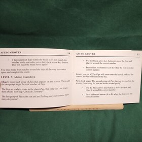 NES Nintendo Sesame Street 123 Instruction Manual Only no game