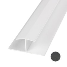 uPVC Shiplap Cladding Board 150mm Plastic Edge & Starter Trims Butt Joints PVC
