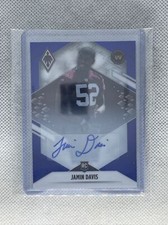 2021 Panini Phoenix Rookie Black Auto /15 Jamin Davis #149 Rookie Auto RC